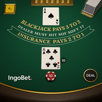 IngoBet - Blackjack Tischspiel - Varianten für jeden Einsatz
